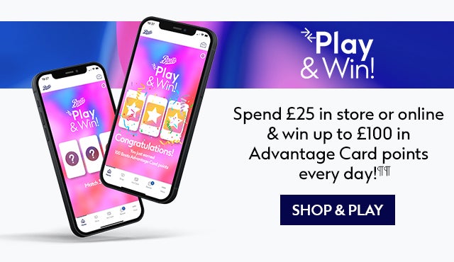 Points boost alert Earn up to quadruple points Boots